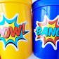 SUPERHERO PARTY CUPS - Superhero Cups Superhero Birthday Superhero Party Superhero Decorations Superhero Party Favors Superhero Cup Favors