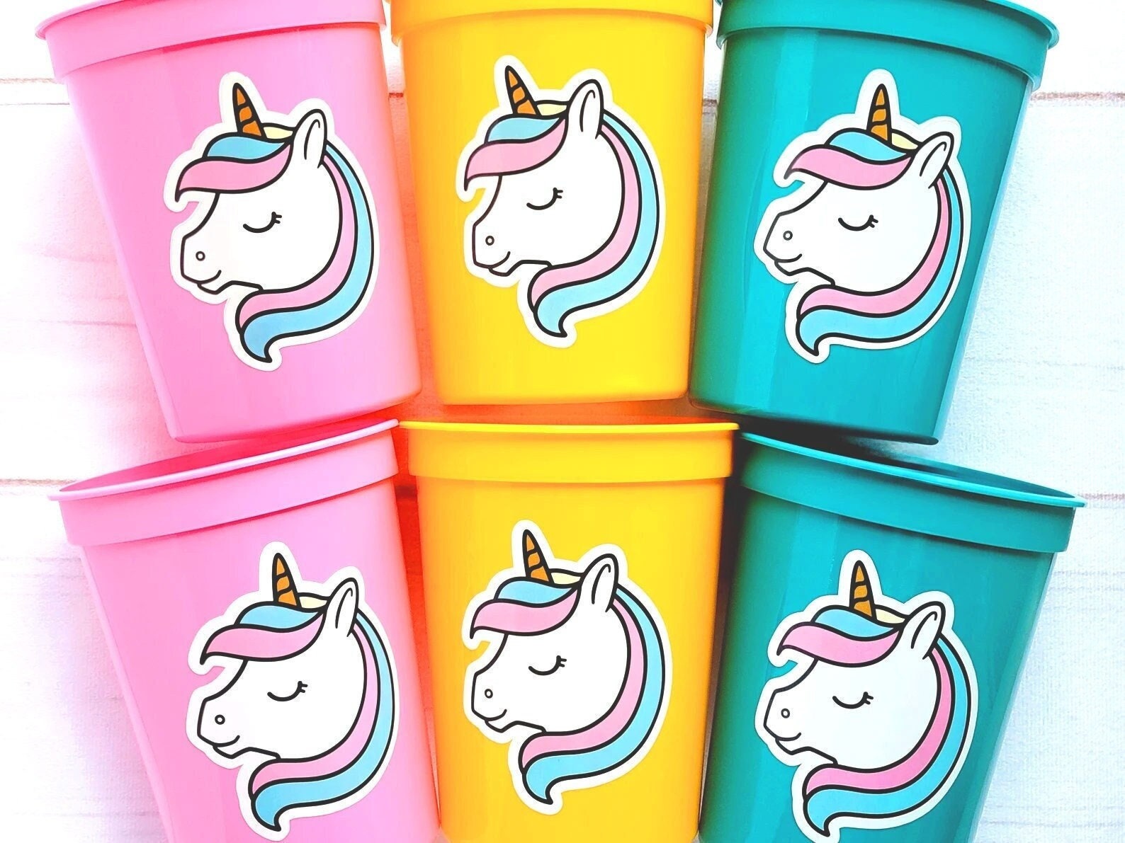 Unicorn party cups, unicorn birthday, unicorn party favors, unicorn party supplies, unicorn bachelorette, unicorn birthday party, unicorn, unicorn party cups