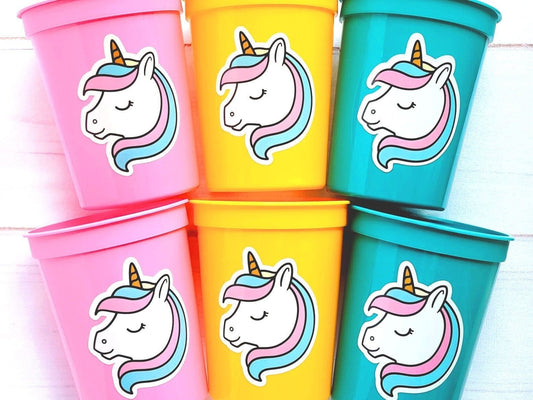 Unicorn party cups, unicorn birthday, unicorn party favors, unicorn party supplies, unicorn bachelorette, unicorn birthday party, unicorn, unicorn party cups