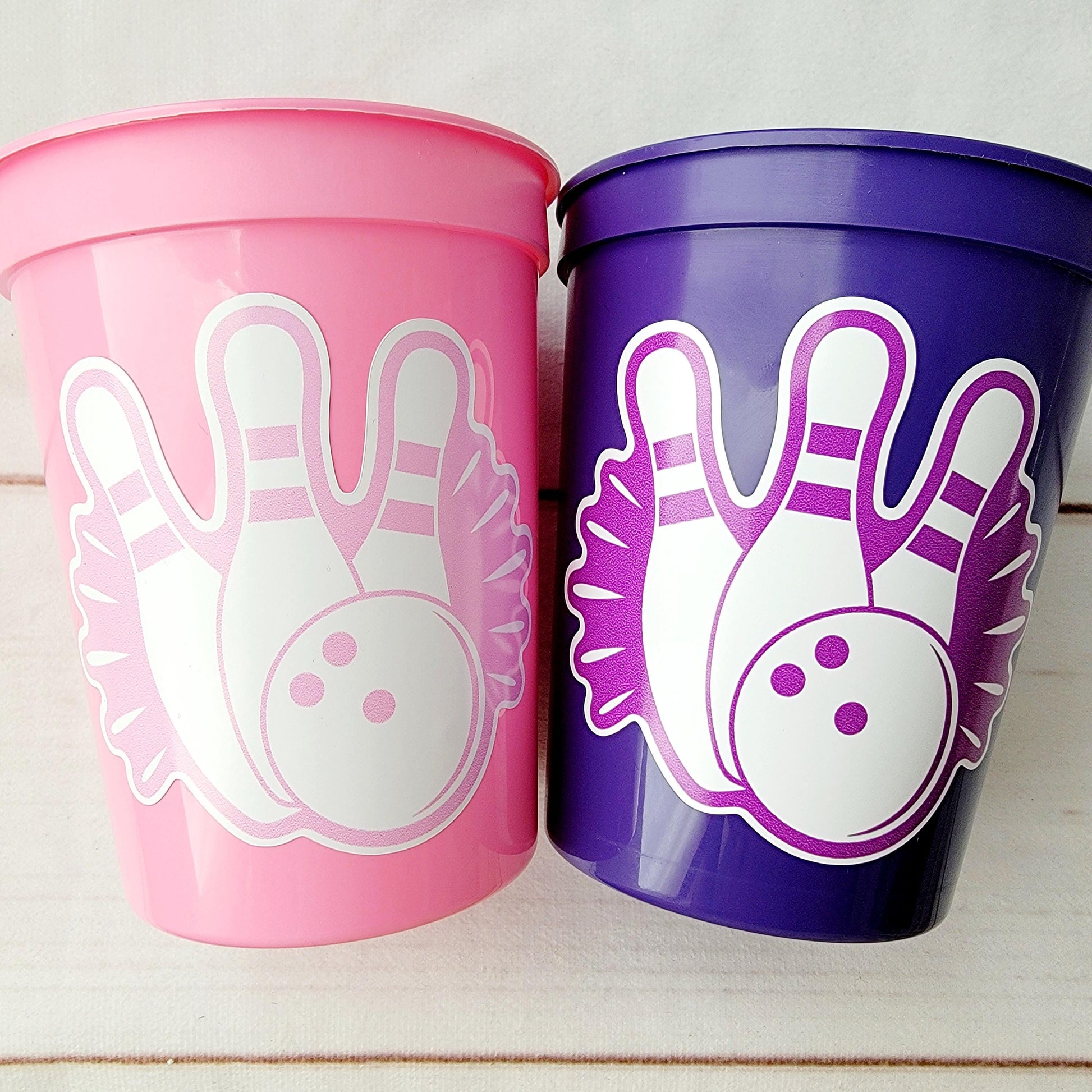 BOWLING PARTY CUPS - Bowling Birthday Cups Bowling Cups First Birthday Bowling Party Decorations Bowling Bowling Cups Bowling Party Favors