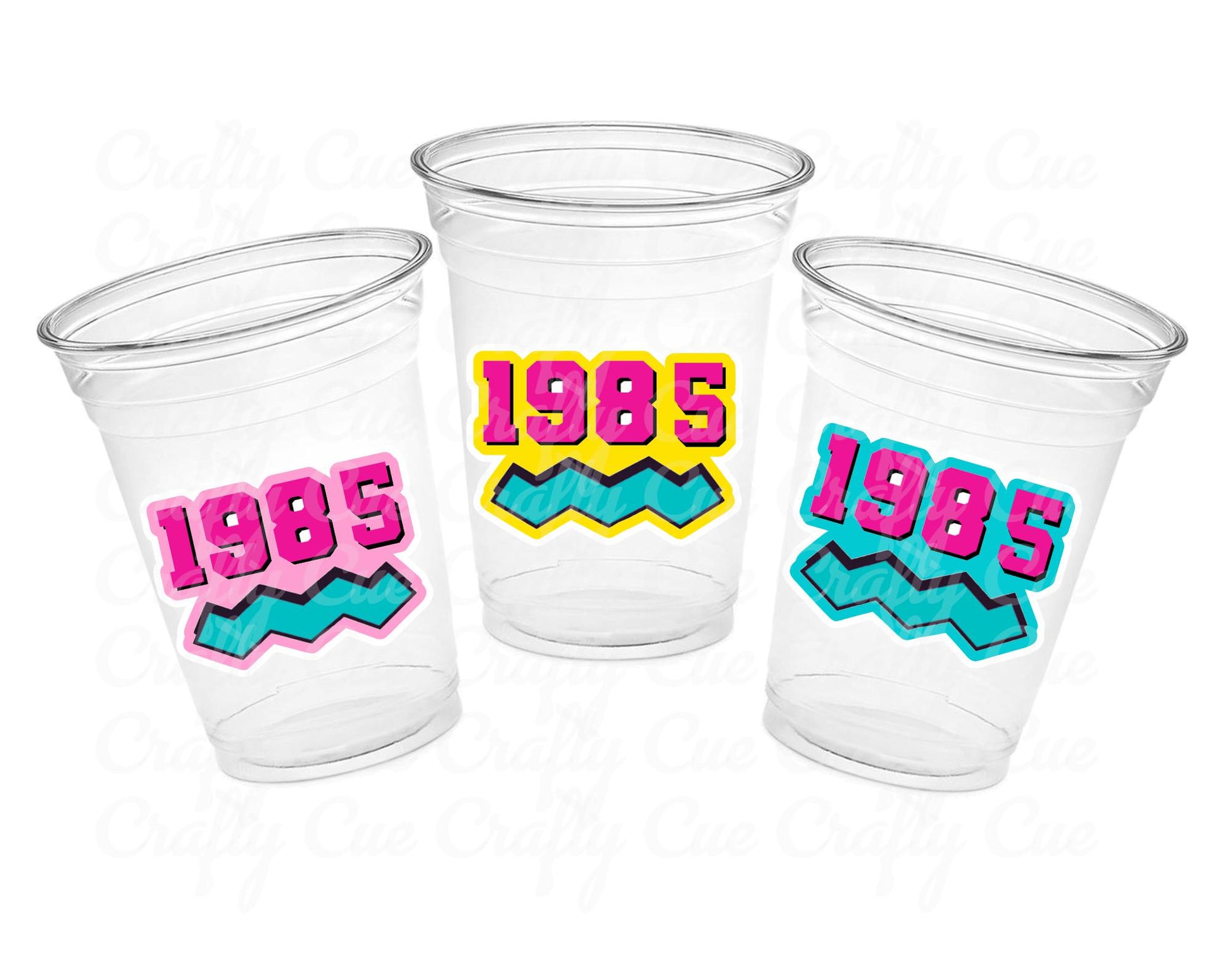 40th PARTY CUPS - 1985 Cups 40th Birthday Party 40th Birthday Favors 40th Party Cups 40th Party Decorations 1985 Birthday Party Cups 80s Cup