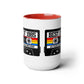 40th BIRTHDAY MUG 40th Party Decorations 40th Party Favors 40th Birthday Gift Cassette Tape Mug Best of 1985 Birthday Vintage 1985 - 15oz