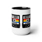 40th BIRTHDAY MUG 40th Party Decorations 40th Party Favors 40th Birthday Gift Cassette Tape Mug Best of 1985 Birthday Vintage 1985 - 15oz