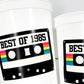 40th PARTY CUPS - Best of 1985 40th Birthday Party 40th Birthday Favors 40th Party Cups 40th Party Decorations 1985 Birthday Party Cups 80s