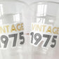 50th PARTY CUPS - 50 and Fabulous 50th Birthday Party 50th Birthday Favors 50th Party Cups 50th Party Decorations 1975 Birthday Party Cups