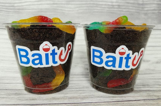 FISHING PARTY CUPS - Fishing Birthday Fishing First Birthday Party Gone Fishing Party The Big One Fishing Bobber Decorations Fish Bait Cups