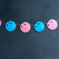 Bowling Garland, Bowling Banner, Bowling Gender Reveal Banner, Bowling Birthday Banner, Pink and Blue Bowling Ball Garland