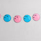 Bowling Garland, Bowling Banner, Bowling Gender Reveal Banner, Bowling Birthday Banner, Pink and Blue Bowling Ball Garland
