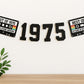 BEST OF 1975 - 50th Birthday Banner 1975 Banner 1975 Party Decorations 50th Party Decorations 50th Party Banner 50 Birthday Party Banner 70s