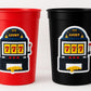 CASINO PARTY CUPS - Casino Cups Casino Birthday Casino Party Slot Machine Cups Slots Slot Party Decorations Casino Birthday Party Decoration