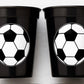 SOCCER PARTY CUPS - Soccer Party Cups Soccer Birthday Soccer Party Soccer Decorations Soccer Party Supplies Soccer Birthday Party Soccer