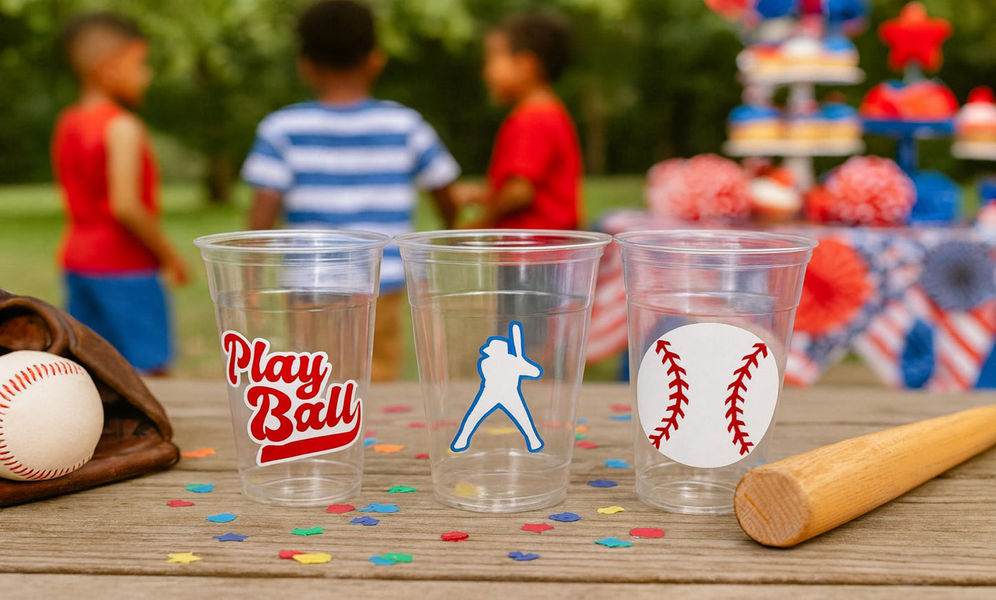 BASEBALL PARTY CUPS - Baseball Cups Baseball Party Cups Baseball Birthday Cups Baseball Cups Sports Party Cups Favors Baseball Baby Shower