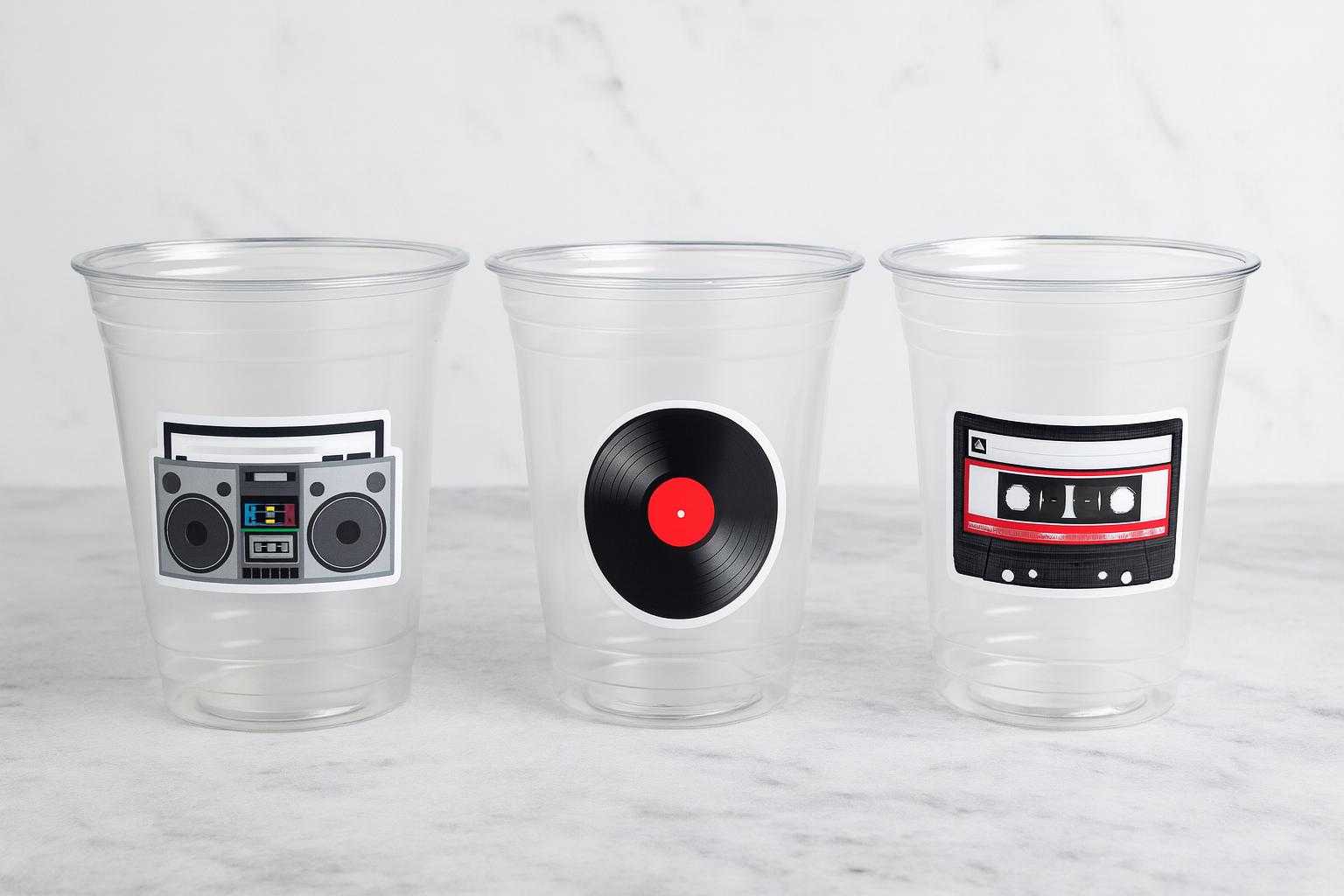 I Love the 80'S PARTY CUPS - 80's Birthday Cups 80's Party Cups 80's Decorations 80's Birthday Party 80's Birthday Party Decorations 80s 90s