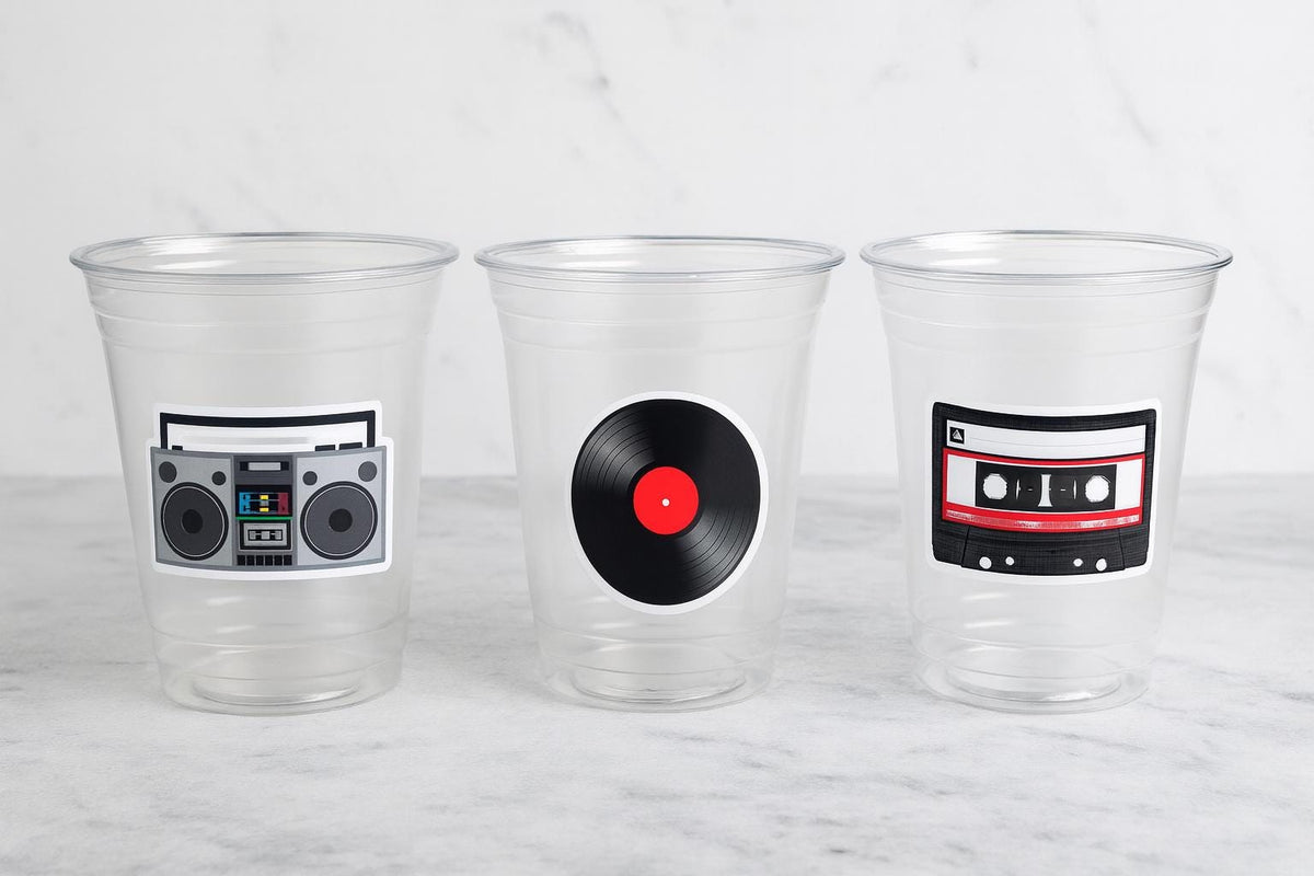 I Love the 80'S PARTY CUPS - 80's Birthday Cups 80's Party Cups 80's Decorations 80's Birthday Party 80's Birthday Party Decorations 80s 90s