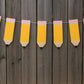 Back to School Decorations, Pencil Banner, Pencil Garland, Pencil Birthday Party, Pencil Decorations, Back to School Party, Teacher's Gift