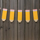 Back to School Decorations, Pencil Banner, Pencil Garland, Pencil Birthday Party, Pencil Decorations, Back to School Party, Teacher's Gift