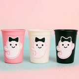 HALLOWEEN PARTY CUPS - Ghost Cups Halloween Decorations Halloween Birthday Halloween Party Candy Cups Treat Cups Cute Ghost Party Cups