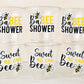 BEE PARTY CUPS - Bee Baby Shower Cups BaBee Shower Cups Sweet as can Bee Bumble Bee Party Favors Bee Decorations Bee Party Supplies Favors