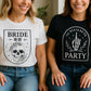 Bride or Die Shirt, Bride or Die Bachelorette Party Shirts, Til Death Do us Party, Funny Bridal Party Shirts, Halloween Bachelorette Shirts