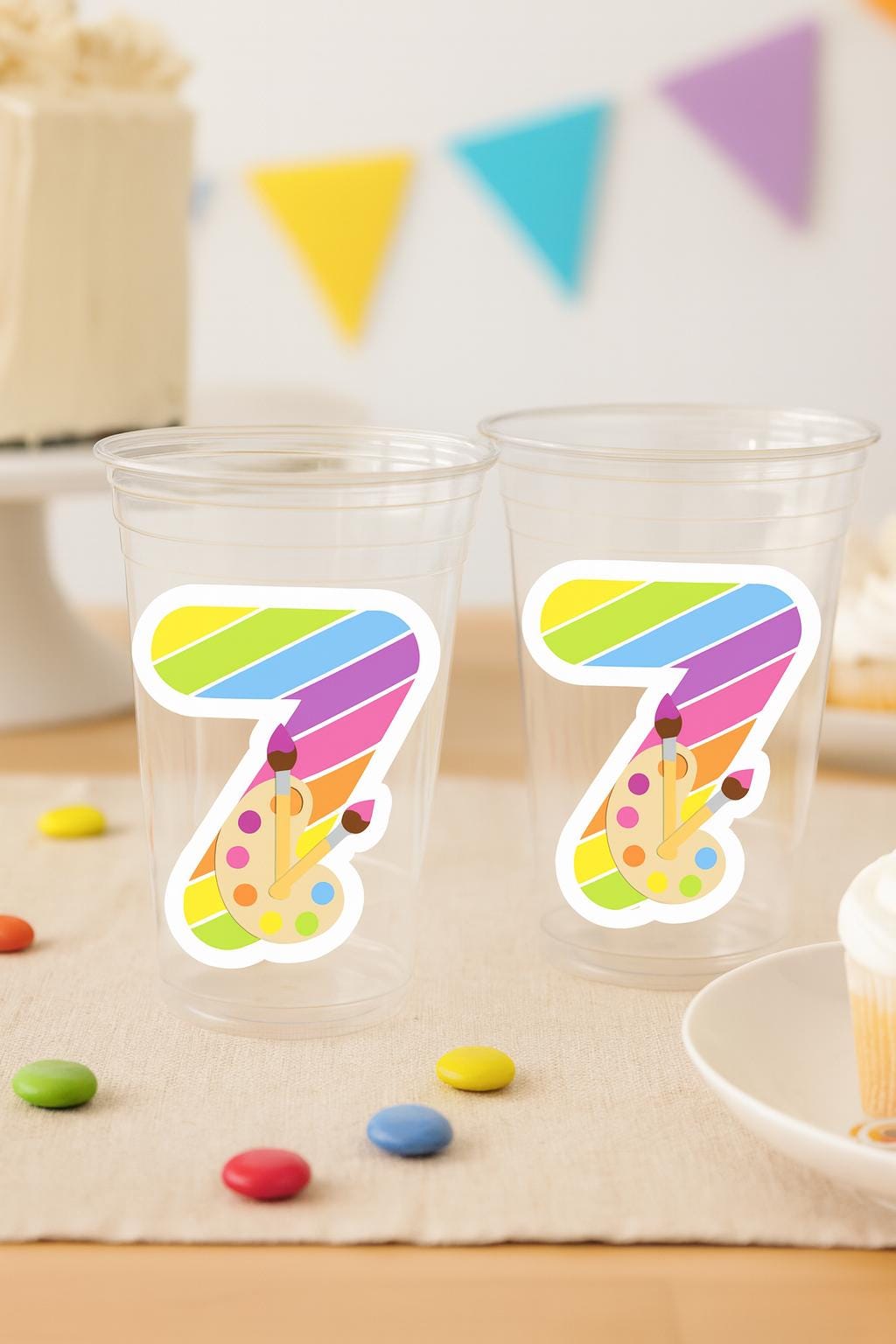ART PARTY CUPS - Art Painting Party Treat Cups Paint Party Favors Art Party Cups Art Party Treat Cups Painting Party Favor Art Party Favor
