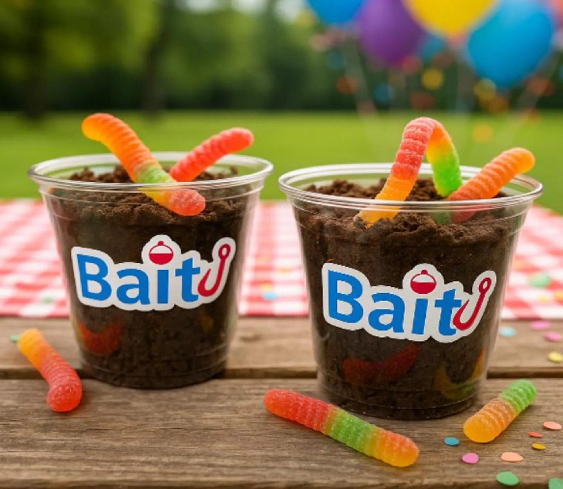 FISHING PARTY CUPS - Fishing Birthday Fishing First Birthday Party Gone Fishing Party The Big One Fishing Bobber Decorations Fish Bait Cups