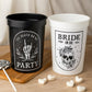 Bride or Die Cups Till Death Do Us Party Cups Bachelorette Party Cups Black Wedding Cups Bachelorette Party Favors Wedding Gifts Bridesmaids