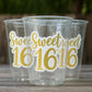 SWEET 16 PARTY Cups - Sweet Sixteen Party Cups Sweet 16 Party Cups Sweet Sixteen Party Favors Sweet Sixteen Party Favors 16th Birthday Party
