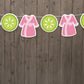 Spa Banner, Spa Garland, Spa Birthday Party, Spa Robe, Cucumber Garland, Spa Party Banner, Spa Party Garland, Spa Party Decorations, Spa Day