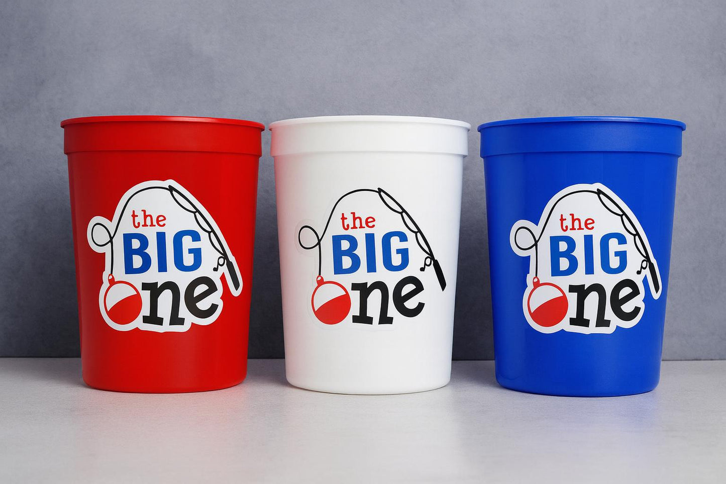 FISHING PARTY CUPS - Fishing Birthday Fishing First Birthday Party Gone Fishing Party The Big One Fishing Bobber Decorations Fish Bait Cups