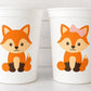 FOX PARTY CUPS - Fox Treat Cups Fox Favors Fox Decorations Woodland Birthday Woodland Baby Shower Woodland Birthday Party Fox Baby Shower