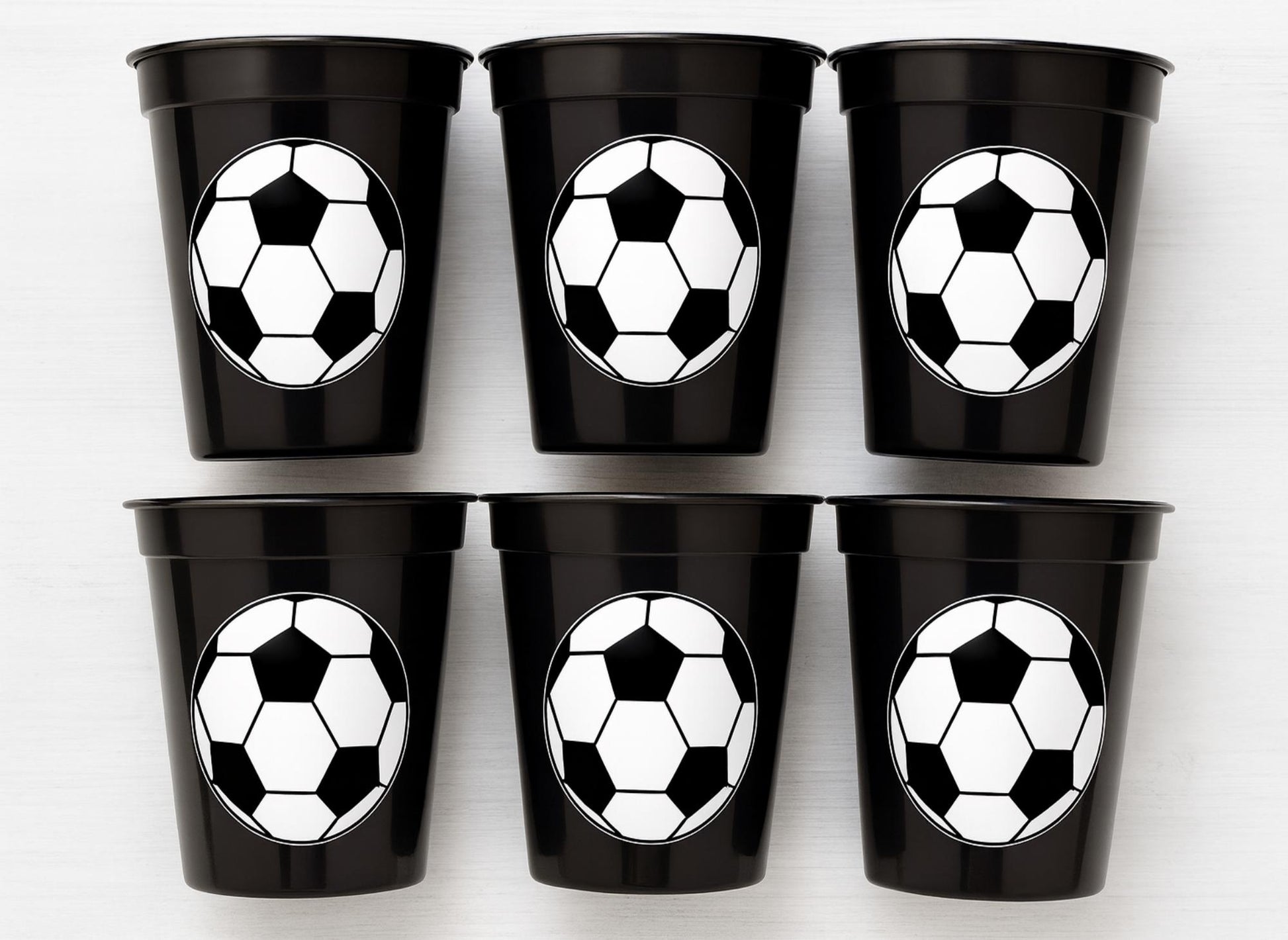 SOCCER PARTY CUPS - Soccer Party Cups Soccer Birthday Soccer Party Soccer Decorations Soccer Party Supplies Soccer Birthday Party Soccer