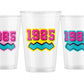 40th PARTY CUPS - 1985 Cups 40th Birthday Party 40th Birthday Favors 40th Party Cups 40th Party Decorations 1985 Birthday Party Cups 80s Cup