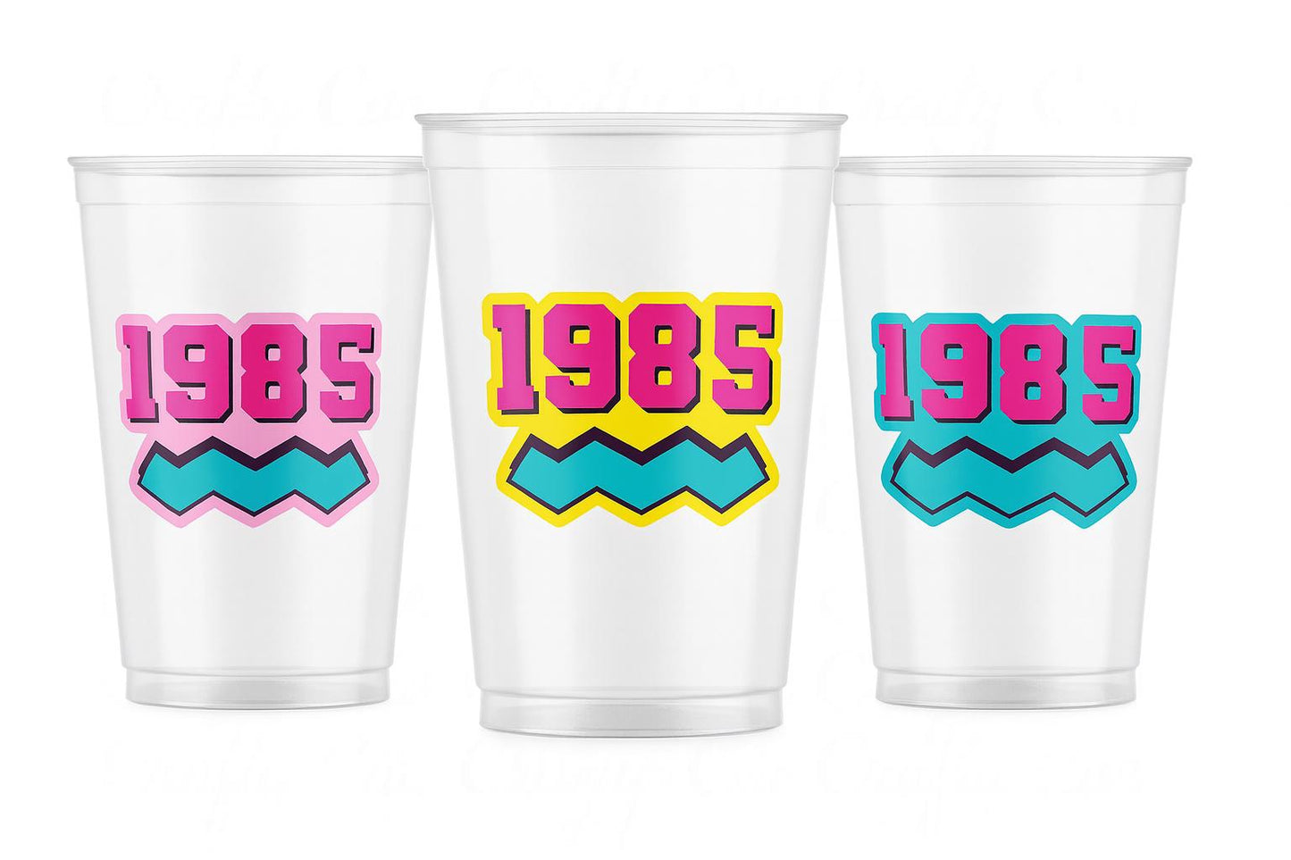 40th PARTY CUPS - 1985 Cups 40th Birthday Party 40th Birthday Favors 40th Party Cups 40th Party Decorations 1985 Birthday Party Cups 80s Cup
