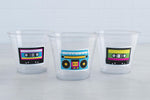 80'S PARTY CUPS - 80's Birthday Cups 80's Party Cups 80's Decorations 80's Birthday Party 80's Birthday Party Decorations 80's Party 80's