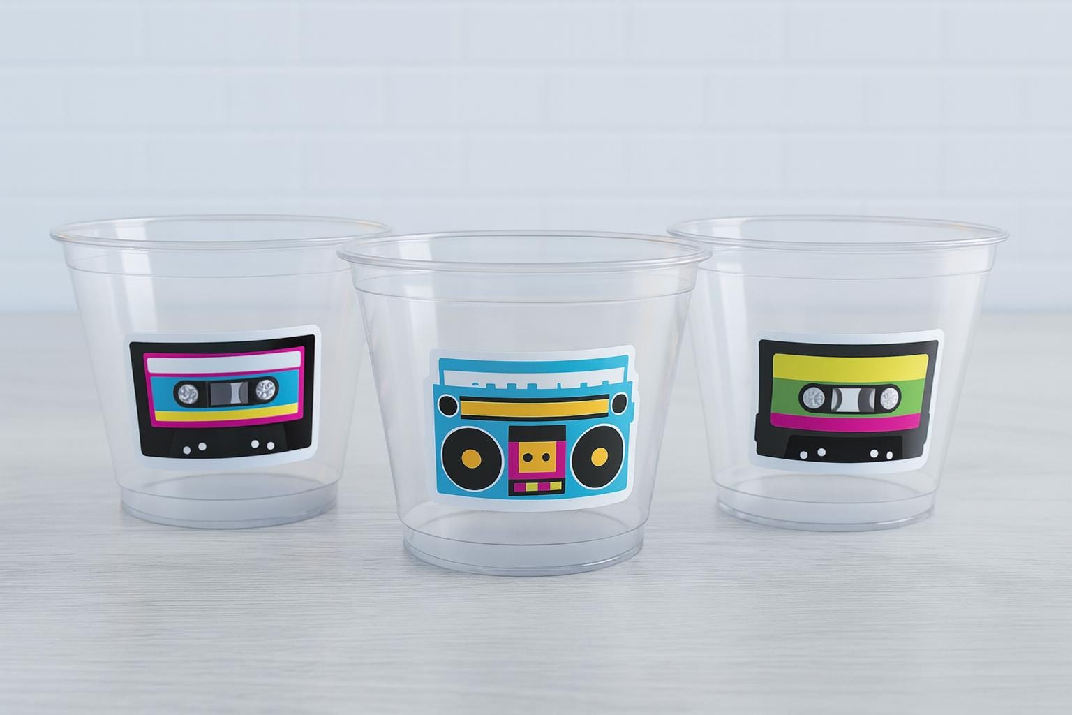 80'S PARTY CUPS - 80's Birthday Cups 80's Party Cups 80's Decorations 80's Birthday Party 80's Birthday Party Decorations 80's Party 80's