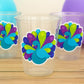 PEACOCK PARTY CUPS - Peacock Cups Peacock Decorations Peacock Birthday Peacock Party Peacock Party Favors Peacock Baby Shower Sprinkle Cups