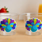 PEACOCK PARTY CUPS- Peacock Cups Peacock Decorations Peacock Birthday Peacock Party Peacock Party Favors Peacock Baby Shower Sprinkle