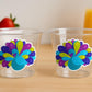 PEACOCK PARTY CUPS- Peacock Cups Peacock Decorations Peacock Birthday Peacock Party Peacock Party Favors Peacock Baby Shower Sprinkle