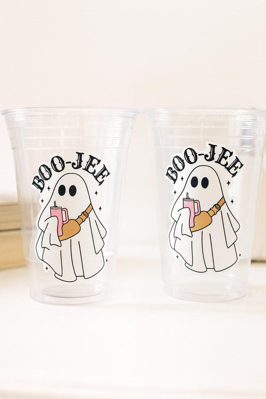 HALLOWEEN PARTY CUPS Boo Jee Ghost Cups Halloween Decorations Halloween Birthday Halloween Party Candy Cups Treat Cups Cute Ghost Party Cups