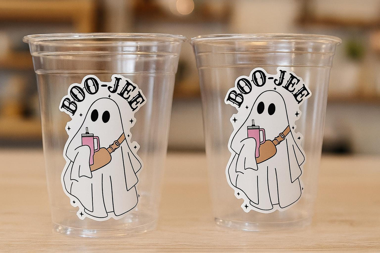 HALLOWEEN PARTY CUPS Boo Jee Ghost Cups Halloween Decorations Halloween Birthday Halloween Party Candy Cups Treat Cups Cute Ghost Party Cups