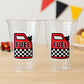 RACING PARTY CUPS - Race Car Cups Racing Birthday Cups Racing Birthday Cups Race Car Party Favors Racing Party Favors Racing Decorations