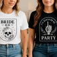 Bride or Die Shirt, Bride or Die Bachelorette Party Shirts, Til Death Do us Party, Funny Bridal Party Shirts, Halloween Bachelorette Shirts