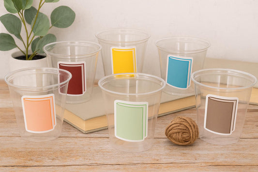 BOOK PARTY CUPS -Book Birthday Cups Book Baby Shower Book Party Favors Book Baby Shower Favors School Party Cups Teacher Gift Back to School