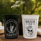 Bride or Die Cups Till Death Do Us Party Cups Bachelorette Party Cups Black Wedding Cups Bachelorette Party Favors Wedding Gifts Bridesmaids