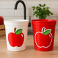 Apple Party Cups, Teacher Gift Cups, Back to School Party Cups, Apple Birthday Cups, School Snack Cups, Teacher Party Decorations Apple Cups