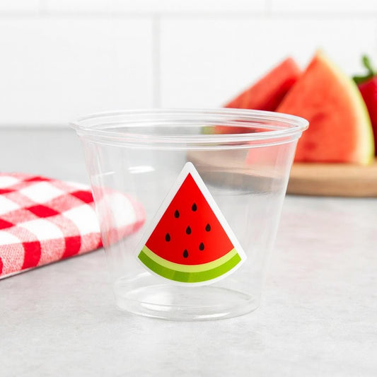 WATERMELON PARTY CUPS - Watermelon Party Favors Watermelon Treat Cups Watermelon Birthday One in a Melon First Birthday 1st Birthday