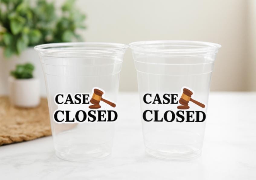 LAWYER PARTY CUPS Law School Party Cups Lawyer Graduation Law School Graduation Party Favors Attorney Party Decorations Law School Favors