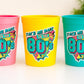 I Love the 80'S PARTY CUPS - 80's Birthday Cups 80's Party Cups 80's Decorations 80's Birthday Party 80's Birthday Party Decorations 80s