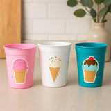 ICE CREAM PARTY Cups - Ice Cream Birthday Ice Cream Party Ice Cream Treat Cups Ice Cream Party Cups Ice Cream Decorations Ice Cream Cups