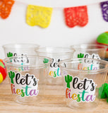 FIESTA PARTY Cups - Fiesta Party Birthday Fiesta Favors Last Fiesta Bachelorette Party Cups Cinco De Mayo Decorations Fiesta Party Favors